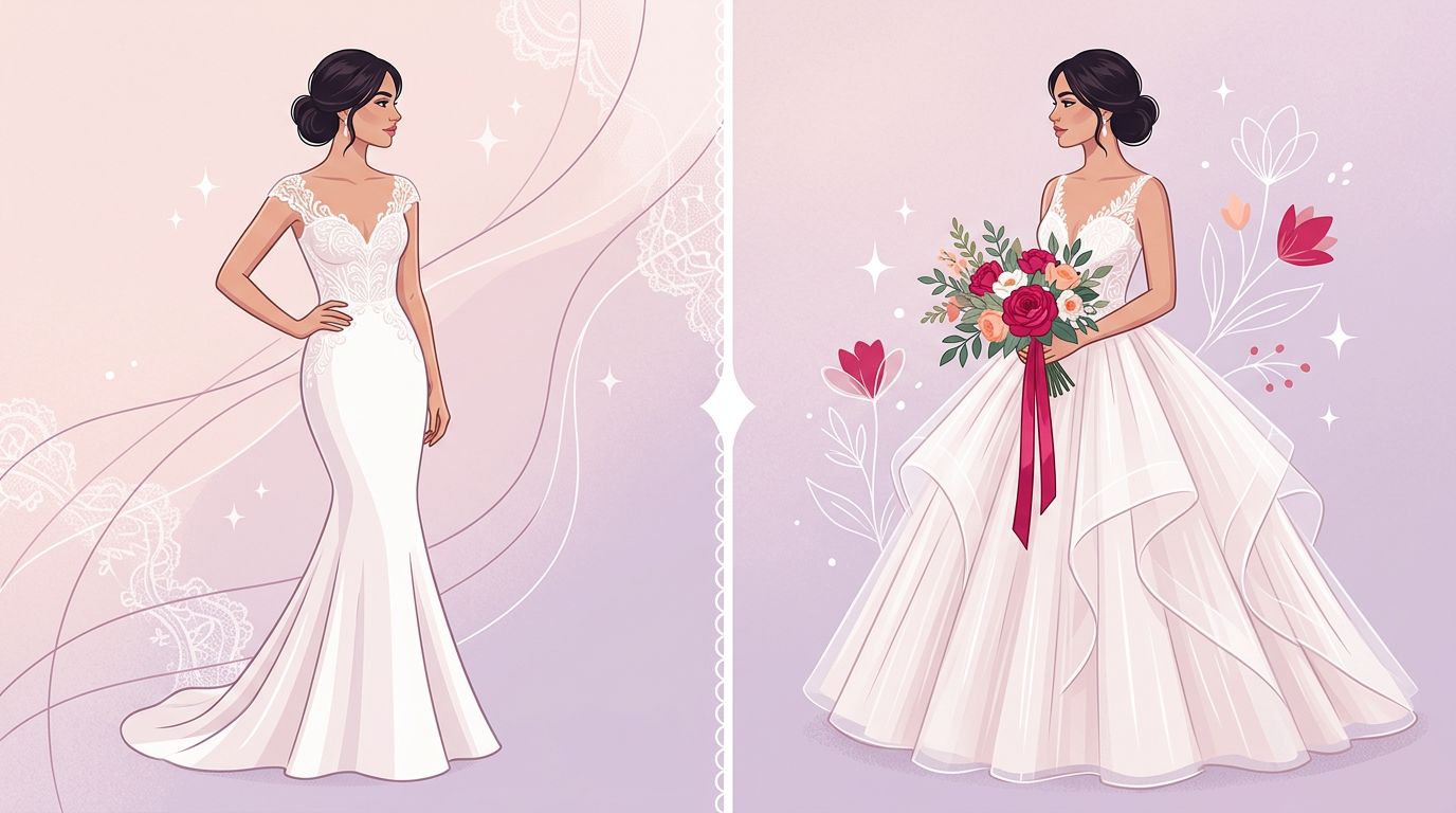 Abito da sposa a sirena o principessa: come scegliere
