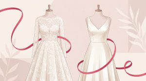 Abito da sposa in pizzo o liscio: come scegliere