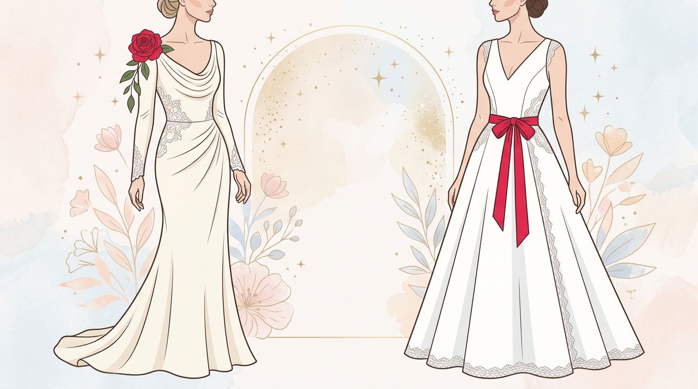 Bianco Ottico o Avorio per l'Abito da Sposa? Come Scegliere il Colore Giusto