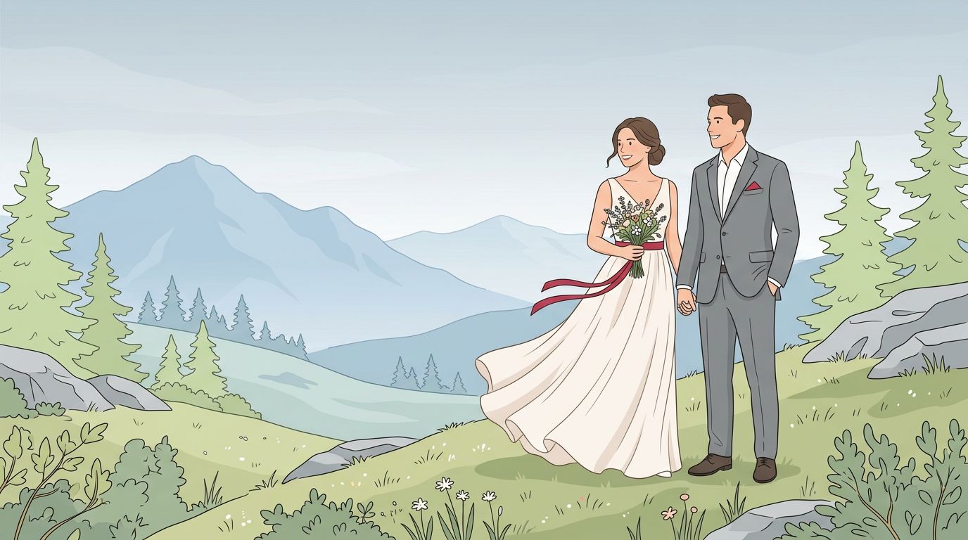 Outfit matrimonio in montagna: eleganza senza errori