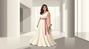 Abito da cerimonia curvy: modelli che valorizzano senza appesantire