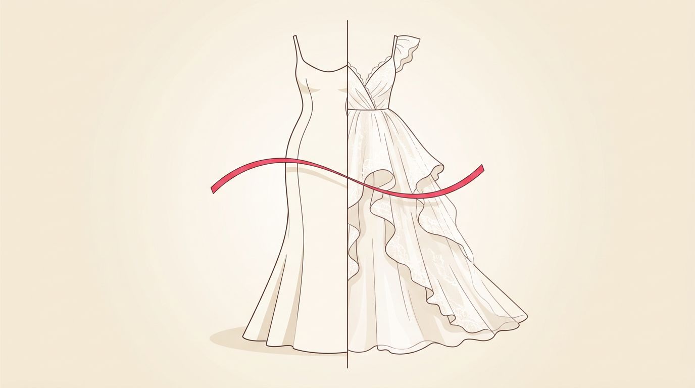 Abito da sposa minimal o romantico: quale ti valorizza