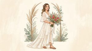 Sposa boho chic: abito, accessori e stile armonioso