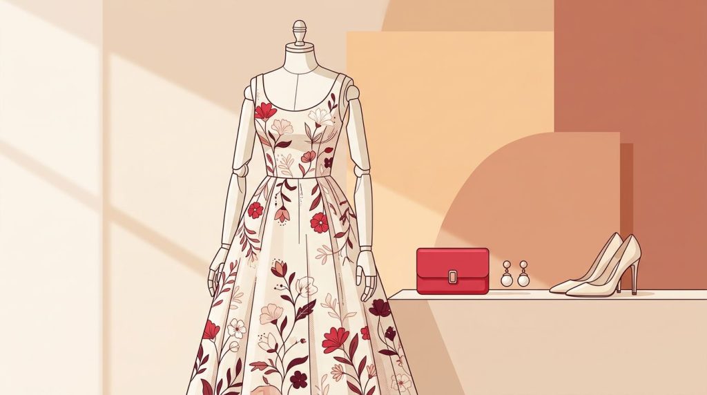 Stampe floreali per cerimonia: fantasie e accessori