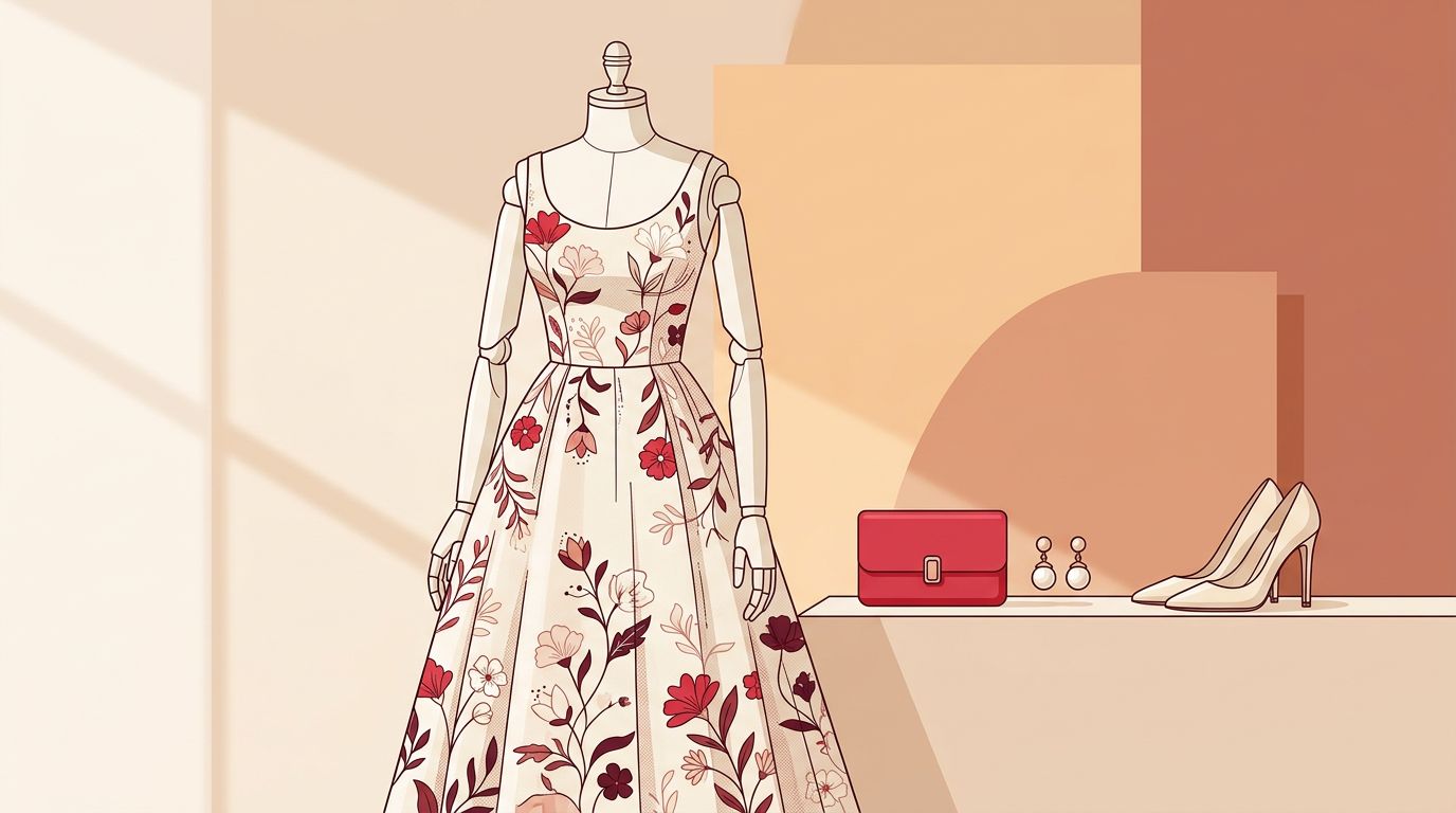 Stampe floreali per cerimonia: fantasie e accessori
